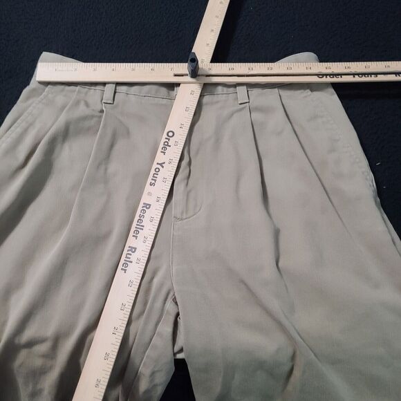 Tommy Hilfiger Mens Khaki Pants Beige Size 31X30 100% Cotton Zip Button Pockets - Picture 3 of 12